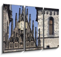 Obraz 3D tdln - 105 x 70 cm F_BB24807946 - teynkirche in prag