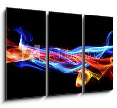 Obraz 3D tdln - 105 x 70 cm F_BB25140335 - Fire & Ice design