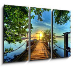 Obraz 3D tdln - 105 x 70 cm F_BB25183943 - lake