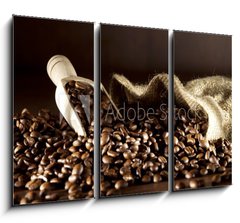 Obraz 3D tdln - 105 x 70 cm F_BB26244537 - Kaffeebohnen