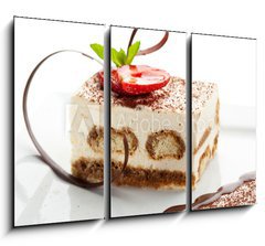 Obraz   Tiramisu Dessert, 105 x 70 cm