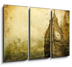 Obraz 3D tdln - 105 x 70 cm F_BB26821225 - Old London - Star Londn