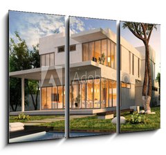 Obraz 3D tdln - 105 x 70 cm F_BB27035570 - The dream house