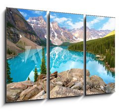 Obraz 3D tdln - 105 x 70 cm F_BB28040110 - moraine lake