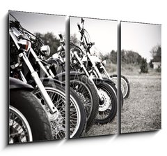 Obraz 3D tdln - 105 x 70 cm F_BB28397920 - Bikes