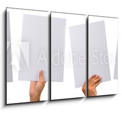 Obraz 3D tdln - 105 x 70 cm F_BB28827741 - various blank cardboard