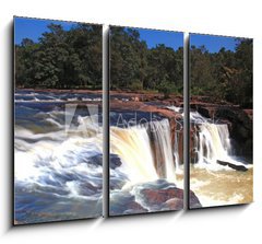 Obraz 3D tdln - 105 x 70 cm F_BB28916872 - waterfall Tadtone in climate forest of Thailand