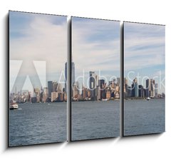 Obraz 3D tdln - 105 x 70 cm F_BB298206863 - South Manhattan from a Hudson river ferry