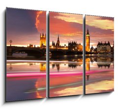 Obraz   Big Ben in the evening, London, UK, 105 x 70 cm