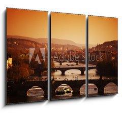Obraz 3D tdln - 105 x 70 cm F_BB30150697 - charles bridge