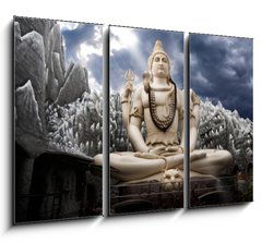 Obraz   Big Lord Shiva statue in Bangalore, 105 x 70 cm