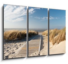 Obraz 3D tdln - 105 x 70 cm F_BB31531037 - Nordsee Strand auf Langeoog