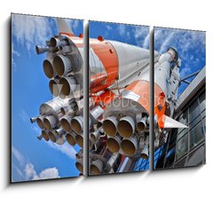 Obraz   Russian space transport rocket, 105 x 70 cm