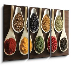 Obraz   Spices and herbs, 105 x 70 cm