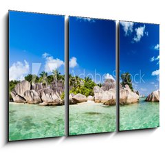 Obraz 3D tdln - 105 x 70 cm F_BB32227704 - Anse Source d`Argent, la Digue, Seychelles