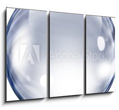 Obraz   Transparent glass sphere, 105 x 70 cm