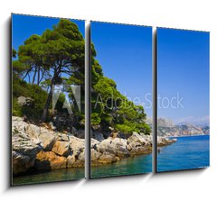 Obraz 3D tdln - 105 x 70 cm F_BB32415739 - Island Lopud in Croatia