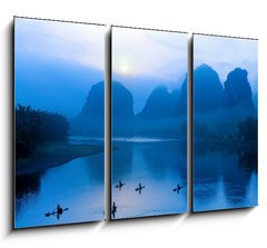 Obraz 3D tdln - 105 x 70 cm F_BB32783688 - scenery in Guilin, China