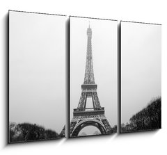 Obraz   Eiffel tower under snow, 105 x 70 cm