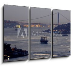 Obraz   Bosphorus bridge, Istanbul Turkey, 105 x 70 cm