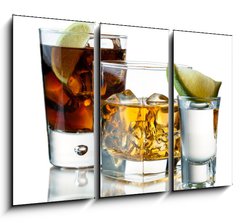 Obraz 3D tdln - 105 x 70 cm F_BB33282321 - Cocktails and shots