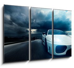 Obraz 3D tdln - 105 x 70 cm F_BB34250208 - Sportscar