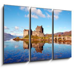 Obraz 3D tdln - 105 x 70 cm F_BB35636521 - Eilean Donan Castle, Highlands, Scotland