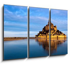 Obraz 3D tdln - 105 x 70 cm F_BB36376885 - Le Mont Saint Michel, France - Le Mont Saint Michel, Francie