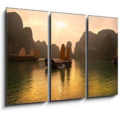 Obraz   Halong Bay, Vietnam. Unesco World Heritage Site., 105 x 70 cm