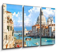 Obraz 3D tdln - 105 x 70 cm F_BB37097506 - Venice, view of grand canal and basilica of santa maria della sa