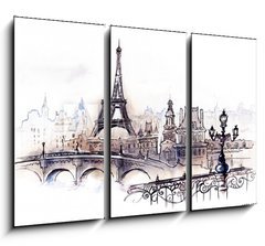 Obraz 3D tdln - 105 x 70 cm F_BB37143083 - Paris (series C)