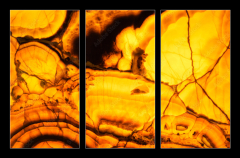 Obraz 3D tdln - 105 x 70 cm F_BB371525447 - Backlit translucent alabaster. Abstract natural stone texture
