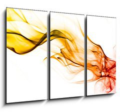 Obraz 3D tdln - 105 x 70 cm F_BB37387915 - Fond texture abstrait flamme fume - Pozad textury abstrait flam fume