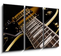 Obraz 3D tdln - 105 x 70 cm F_BB38690213 - Electric guitar close up