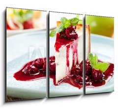 Obraz 3D tdln - 105 x 70 cm F_BB38999184 - Dessert - Cheesecake