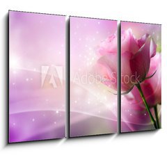 Obraz 3D tdln - 105 x 70 cm F_BB39098232 - Roses Art Design. Invitation Card - Re umleck design. Pozvnka