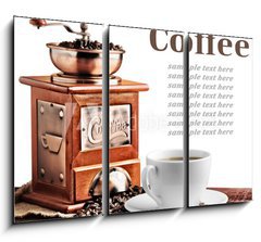 Obraz 3D tdln - 105 x 70 cm F_BB40052372 - old coffee mill - star kvovar
