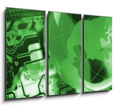 Obraz 3D tdln - 105 x 70 cm F_BB40141329 - circuit global
