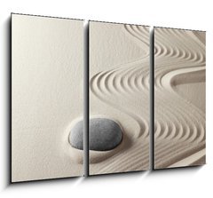 Obraz 3D tdln - 105 x 70 cm F_BB40732784 - japanese zen garden