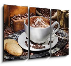 Obraz 3D tdln - 105 x 70 cm F_BB40759781 - Kaffee