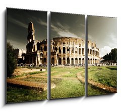 Obraz 3D tdln - 105 x 70 cm F_BB40908823 - Colosseum in Rome, Italy - Koloseum v m, Itlie