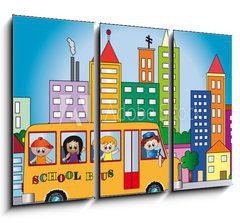 Obraz   School bus, 105 x 70 cm