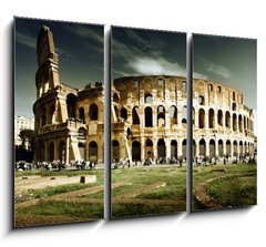 Obraz 3D tdln - 105 x 70 cm F_BB41037460 - Colosseum in Rome, Italy