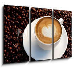 Obraz 3D tdln - 105 x 70 cm F_BB41230437 - LATTE ART