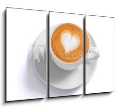 Obraz 3D tdln - 105 x 70 cm F_BB41417251 - LATTE ART