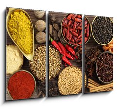 Obraz   Spices and herbs, 105 x 70 cm