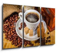 Obraz 3D tdln - 105 x 70 cm F_BB41783371 - grinder and other accessories for the coffee