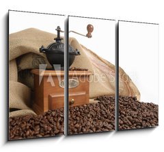 Obraz   Coffee and coffee grinder, 105 x 70 cm