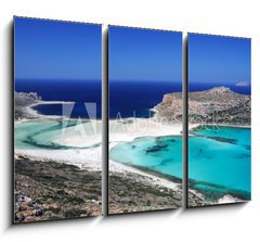 Obraz 3D tdln - 105 x 70 cm F_BB42702547 - Gramvousa and Balos. Crete, Greece