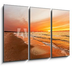 Obraz 3D tdln - 105 x 70 cm F_BB42786788 - Sonnenuntergang auf Hiddensee
